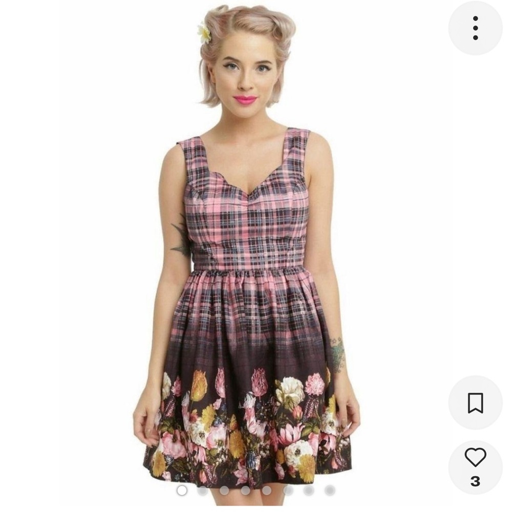 Hell bunny vixen sleeveless cotton dress